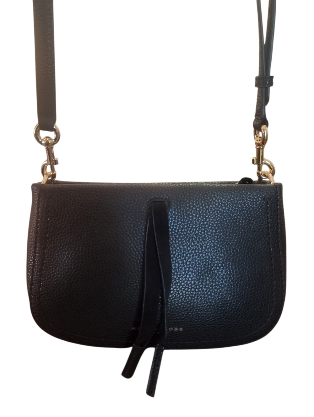 Marc Jacobs Black Leather Crossbody Bag with Tassel EUC